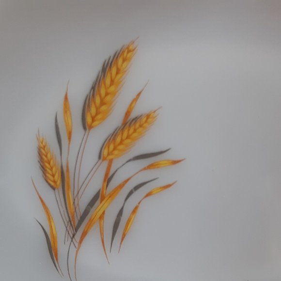 Fire King Tray With Wheat Pattern - Picture 9 of 11